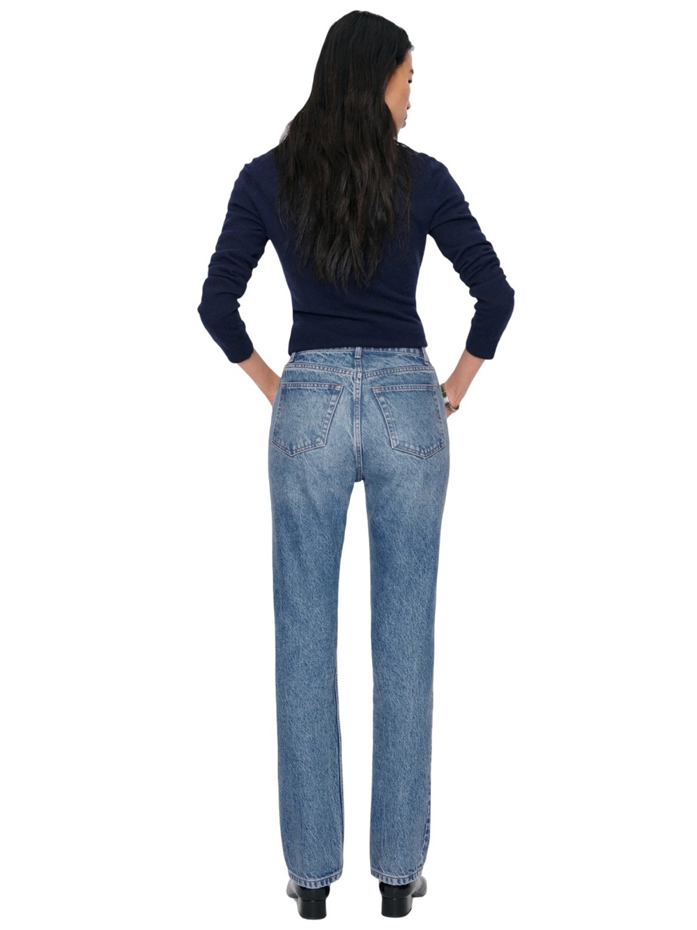 Reformation Cynthia High Rise Straight Jeans Colorado Wash Sustainable Denim - Picture 7 of 14